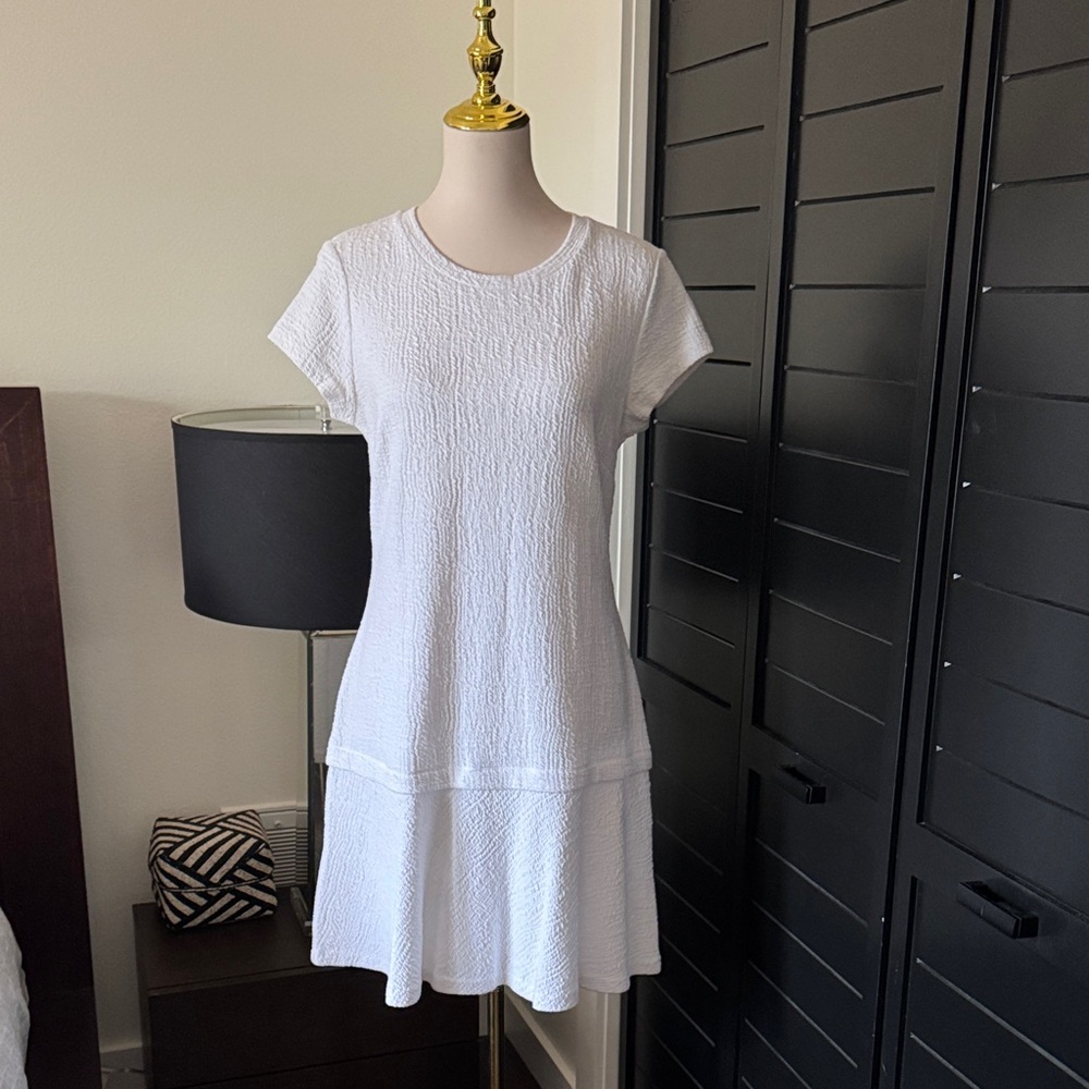 MICHAEL Michael Kors White Textured Dress